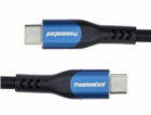 PremiumCord USB-C kabel, 1m/5A/100W/20Gbits