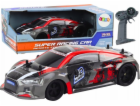 LeanToys RC auto 1:18 s gumovými kolečky, driftovací červená