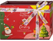 English Tea Shop Sada čajů Holiday Red Santa Collection 12 Pyramid