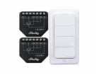 Sada 2 WiFi ovladačů žaluzií/záclon Shelly Shutter + BLU ...