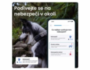 Tractive DOG 6 – GPS lokátor pro psy a monitor zdraví, černý