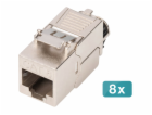 Digitus Keystone modul Cat. 8.1, stíněný, 8 kusů
