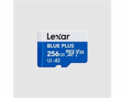 Lexar paměťová karta microSD 256GB BLUE PLUS microSDXC UHS-I až 170MB/s