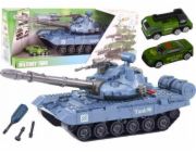 LeanToys Sada pro kutily, tank, vojenské vozidlo, k demontáži, pružinová sada Blue Sounds
