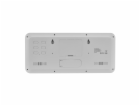 TFA 60.4525.02 white digital  radio clock with room climate
