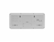 TFA 60.4525.02 white digital  radio clock with room climate