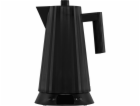 Alessi Plisse Water Kettle  black with Temperaturregelung