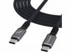 Wozinsky USB-C - USB-C kabel 1 m černý (5907769376740)