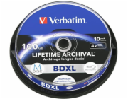 Verbatim BD-XL M-Disc 100GB 4X Inkoustový tisknutelný disk 10 ks 43850