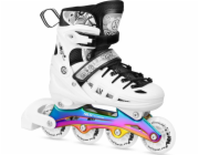 Nils Extreme Kolečkové brusle, kolečkové brusle, hokejové brusle, LED svítící kolečkové brusle s vyměnitelnou čepelí 4 v 1 NH10905 velikost S 31-34
