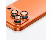 Amazingthing Ochranné sklo pro iPhone 17 Pro / Pro Max - s oranžovým rámečkem