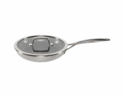 Zwilling Peak Frying Pan with Lid 26 cm, 18/10 Stainless Steel