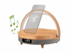 KIENZLE LED Alarm Clock w. Blue-  tooth Speaker + Wireles...