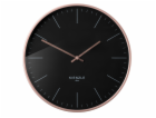 KIENZLE DCF Radio-Control.Wall  Clock Modern 25cm rose go...