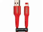 Somostel USB-A - Lightning kabel 1 m červený (25927)
