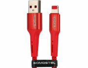 Somostel USB-A - Lightning kabel 1 m červený (25927)