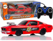 LeanToys Sportovní auto na dálkové ovládání 1:20 červené