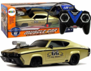 LeanToys Sportovní auto na dálkové ovládání 1:20 zlaté