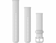 Garmin Silikonový řemínek na zápěstí Quick Release 20 (bílá/bílá přezka) (010-13021-01)