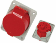 Tarel Izolační zástrčka Receiver 16A 400V 3P+Z IP44 se závitovými svorkami (114)
