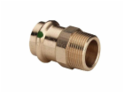 Viega SC-Contur adaptér 35x1 a 1/4 bronz - 110352