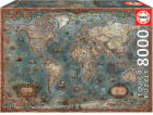 Educa Puzzle 6000 dílků Historická mapa světa