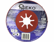Geko vláknový kotouč na broušení kameniny 125mm P100 (G78703)