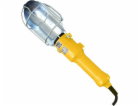 KEL Přenosná lampa E27, kabel 5 m, 60 W, oranžová, s háčk...