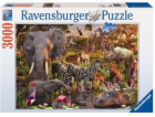 Ravensburger 3000 afrických zvířat - 170371