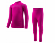 Brubeck LS1611K Dětská termo mikina THERMO KIDS fuchsiová/šedá 116/122