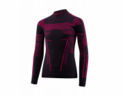 Brubeck LS1612J Dětská mikina THERMO JUNIOR černá/fuchsiová 140/146