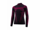 Brubeck LS1612J Dětská mikina THERMO JUNIOR černá/fuchsio...