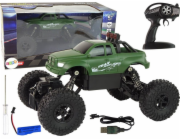 LeanToys Dálkově ovládané auto R/C 2,4 GHz 1:18 Zelené