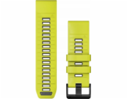 Garmin Náhradní náramek QuickFit 26mm silikonový zesilovač žlutý/grafitový