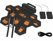 NoName NN SOLO Elektronická bicí sada Roll-Up, USB-C, MP3 pedály, sada paliček