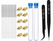 OEM sada pro výměnu a údržbu trysek MK8 - 0,4 mm
