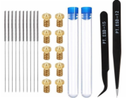 OEM Sada pro výměnu a údržbu trysek E3D - 0,4 mm