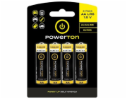 baterie Powerton 1,5  AA  4-pack  blistr