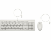 HP Sada klávesnice a myši inc. 225 drátová G2 bílá AW5S6AA#ABB
