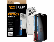 PanzerGlass CARE by Flagship Privacy 3-v-1 pouzdro + soukromá skla + čočka pro iPhone