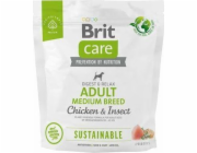 Brit Care Medium Dog Food Chicken Insects 1kg