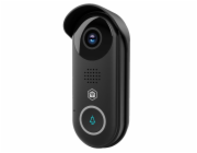 NEDIS Wi-Fi chytrý dveřní videotelefon/ 1920x1080/ 2Mpix/ IP54/ transformátor/ snímač pohybu/ noční vidění/ Onvif/ černý