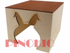 PINOKIO PINOCCHIO Malý králíkárenský domek s plochou stře...