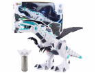 LeanToys Dálkově ovládaný RC robot s dinosaurem, světla, ...