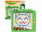 LeanToys Magnetická deska Puzzle Mozaika Dinosauři Zelené...