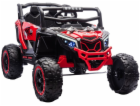 Super-Toys Červené vozidlo M2 4x4 na baterie