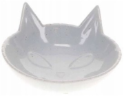 Duvo+ DUVO+ KERAMICKÁ MISKA PRO KOČKY 175ml SVĚTLE ŠEDÁ 14x14x6,5cm 15508