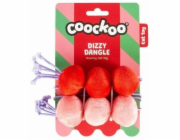 COOCKOO Plyšová kočka míčky růžové 60 cm