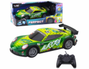 LeanToys RC závodní auto se zelenou světelnou karoserií od LEAN Toys