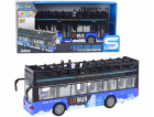 LeanToys Městský autobus dvoupatrový 1:16, jízdní světla,...